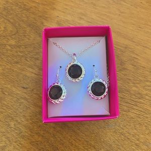 Avon | Deep Purple Jewelry Set